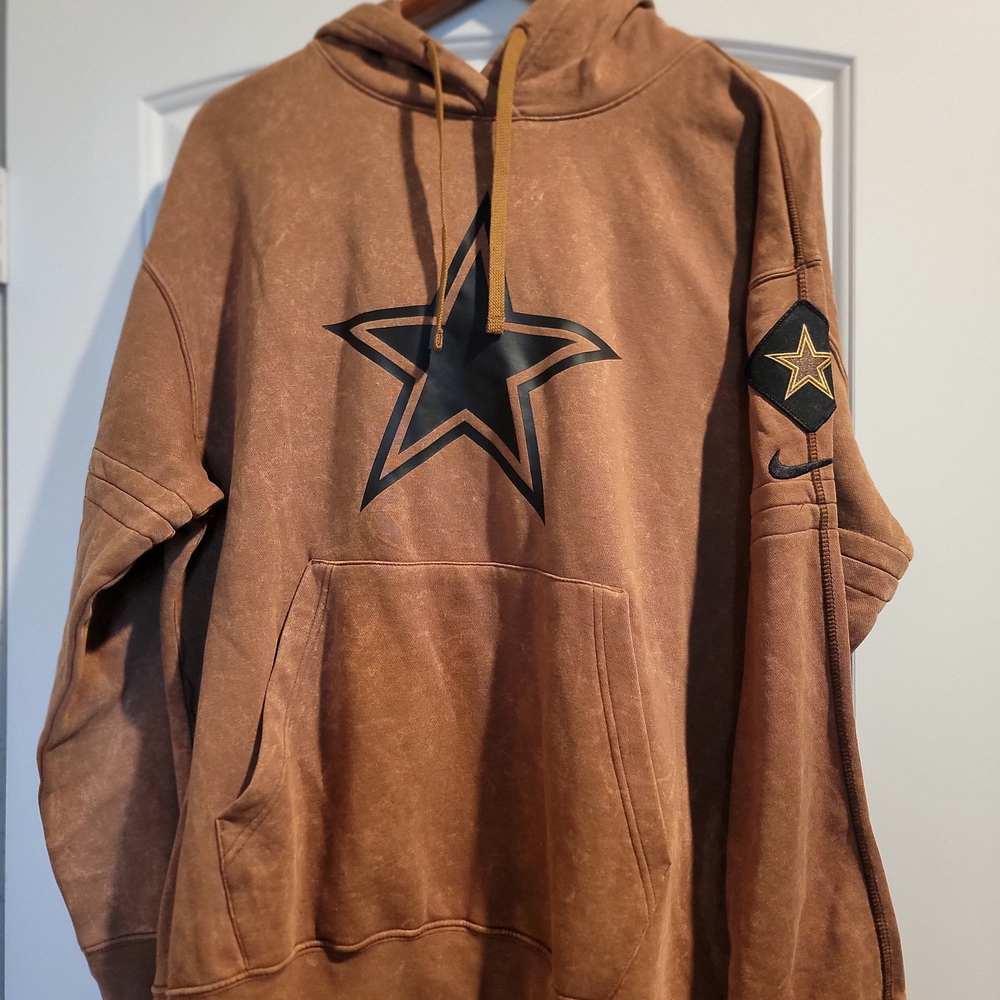 Nike Dallas Cowboys Brown Hoodie Salute to Service